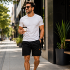 [Leve 4, Pague Só 2] Bermudas Dry Fit Premium Secagem rápida, Bolso com Zíper e Ajuste Anatômico + FRETE GRÁTIS