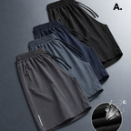 [Leve 4, Pague Só 2] Bermudas Dry Fit Premium Secagem rápida, Bolso com Zíper e Ajuste Anatômico + FRETE GRÁTIS
