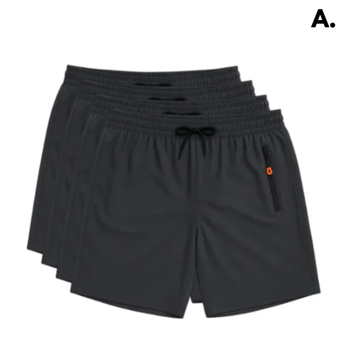 [Leve 4, Pague Só 2] Bermudas Dry Fit Premium Secagem rápida, Bolso com Zíper e Ajuste Anatômico + FRETE GRÁTIS