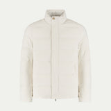Ivory Corduroy AUR1 Puffer Jacket