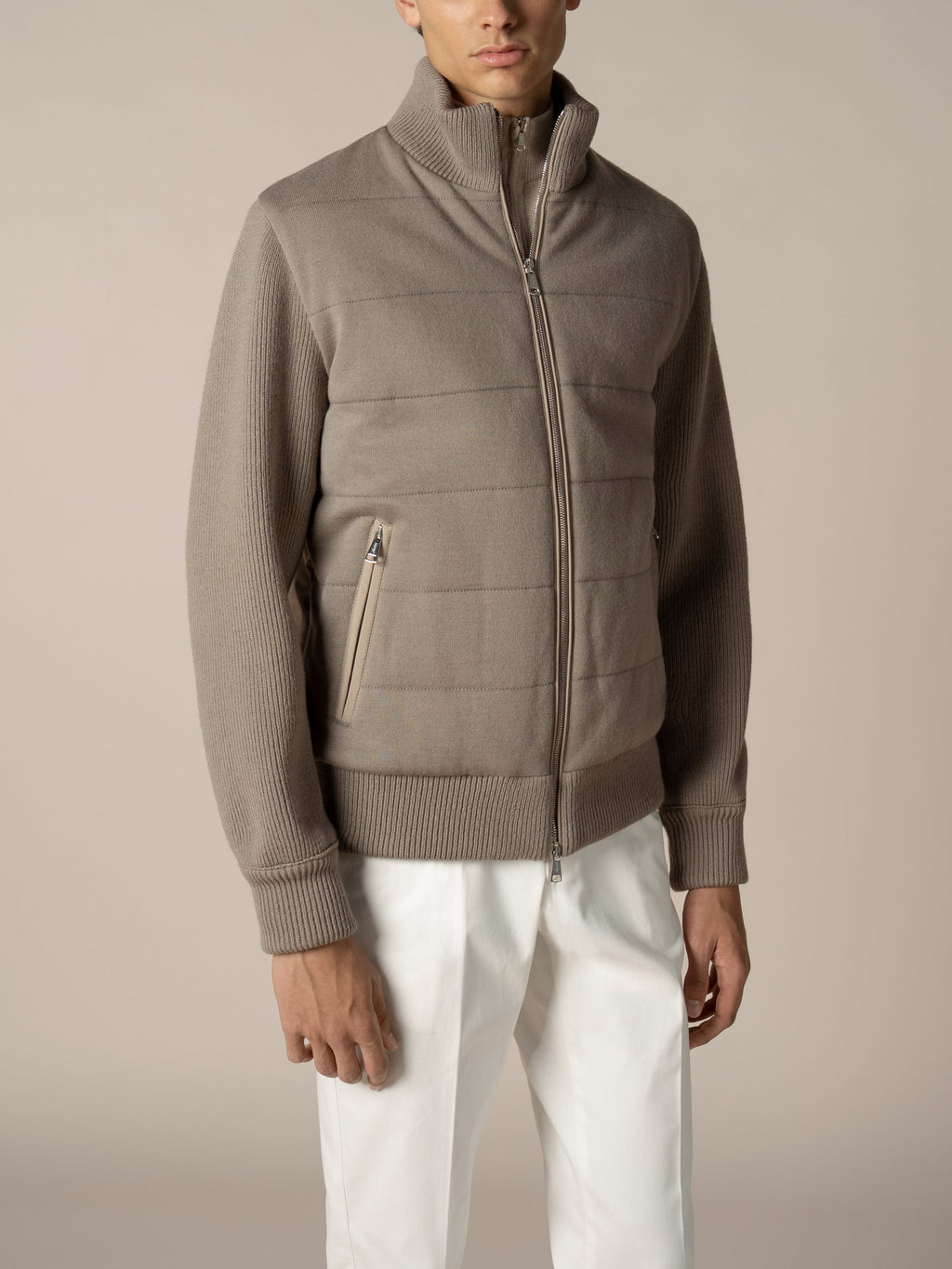 Taupe Urban Knit Jacket