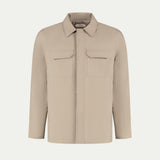 Beige City Button Jacket