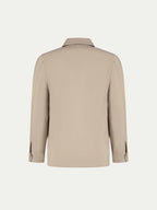 Beige City Button Jacket