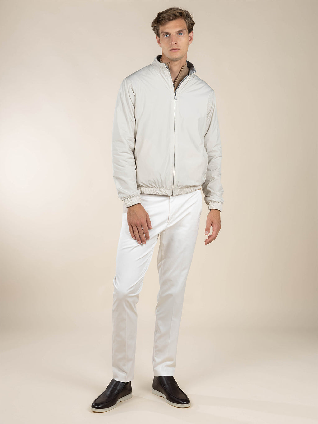 Ecru Reversible Resort Jacket