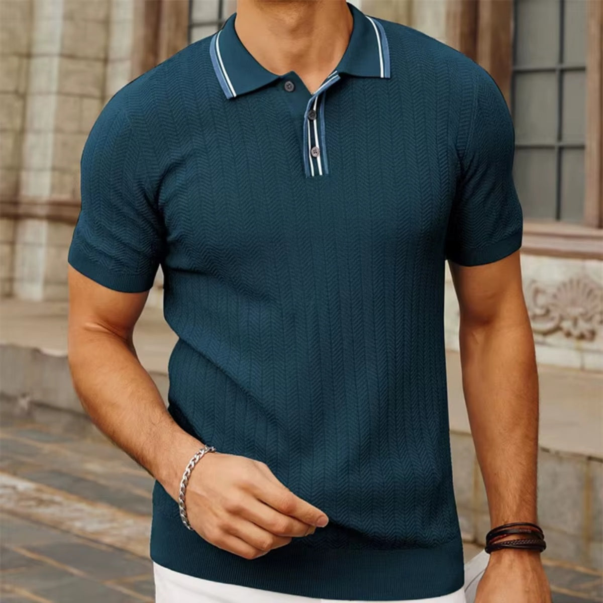 Camisa Polo Canelada Loreanni