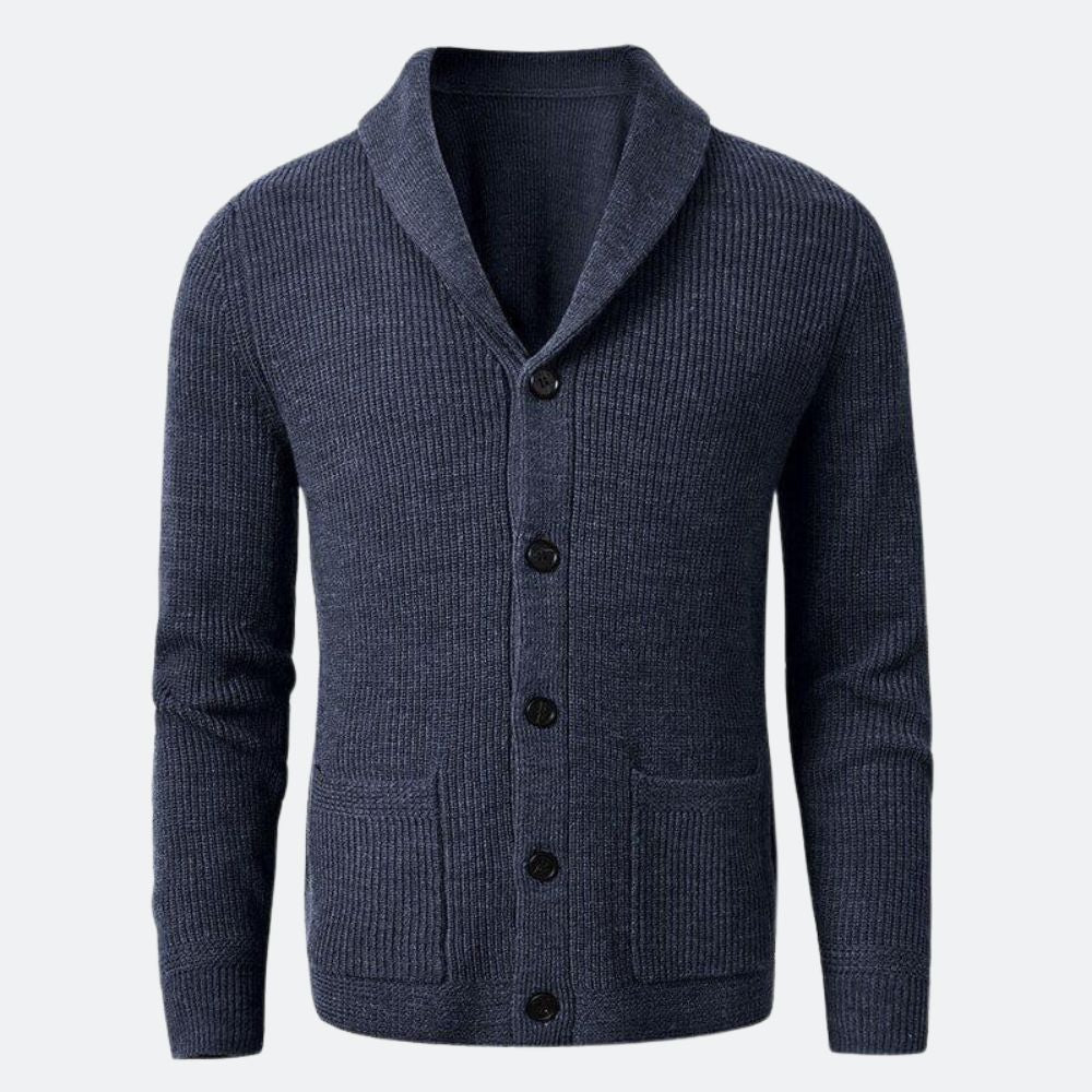 Cardigan Masculino Marenzzo Gola em V