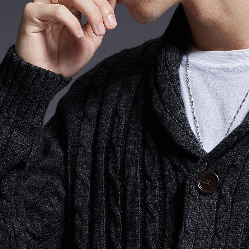 Cardigan Masculino em Algodão