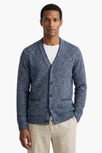 Cardigan Masculino em Lã