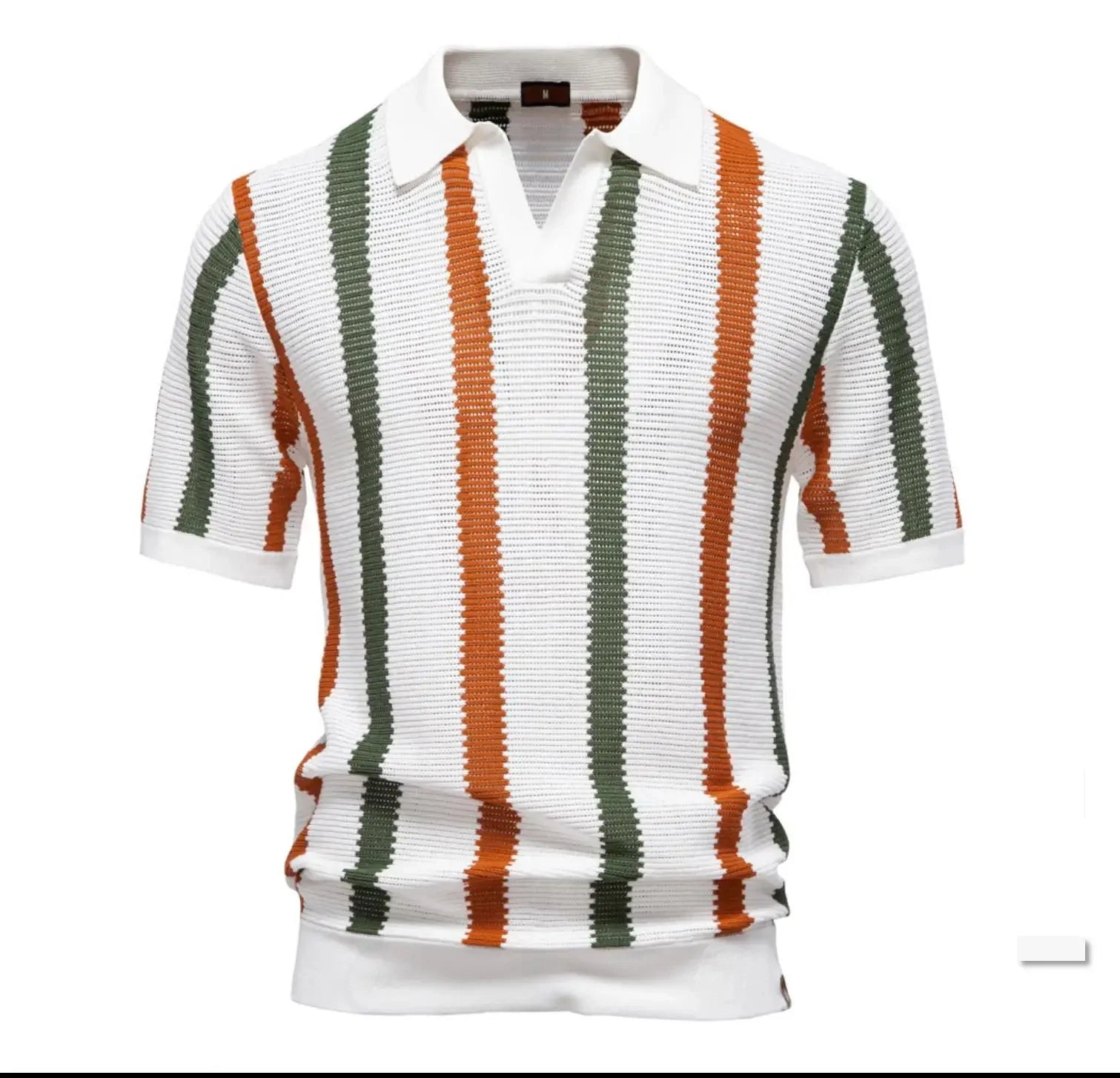 Polo Masculina Listrada Canelada Marenzzo