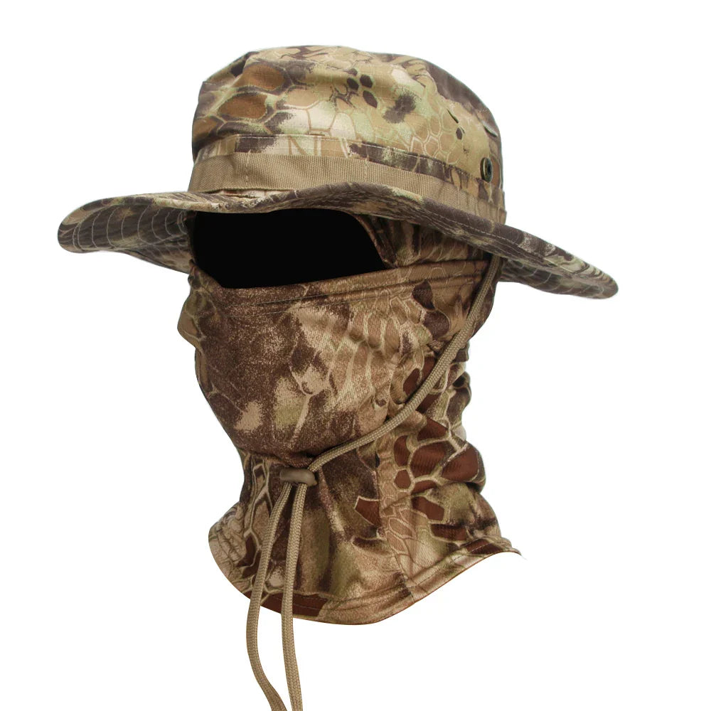 Kit Chapéu Marenzzo Aba Larga + Balaclava Masculino