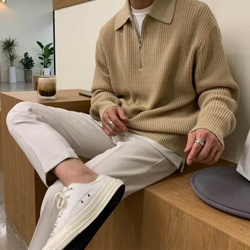 Suéter Masculino Marenzzo Tricot Half Zip