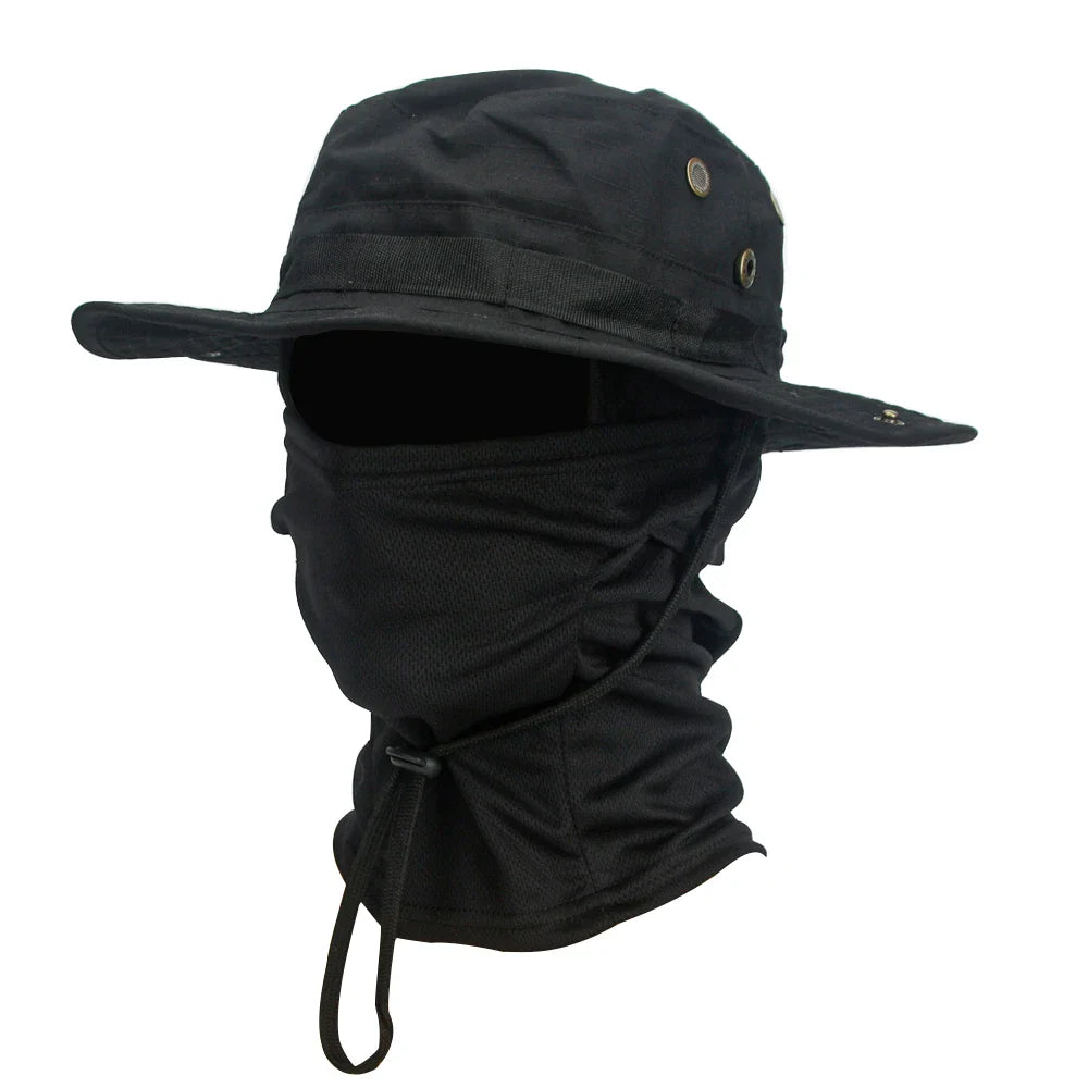 Kit Chapéu Marenzzo Aba Larga + Balaclava Masculino