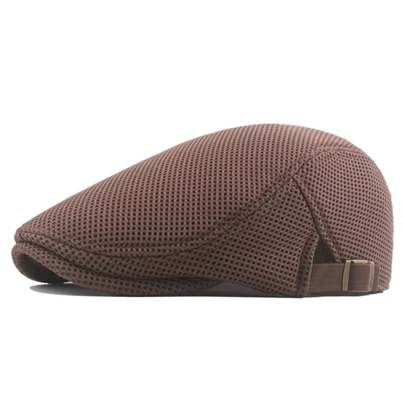 Boina Newsboy Masculina Marenzzo em Tela - Elegância Britânica