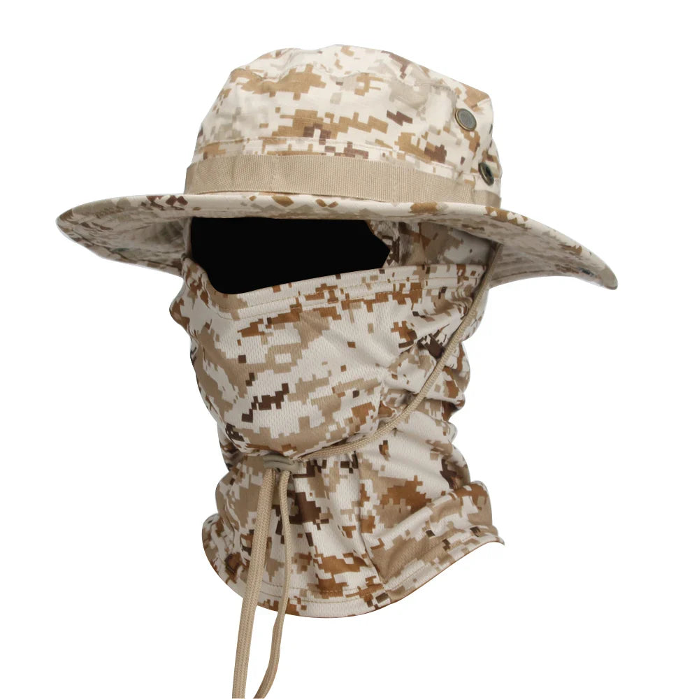 Kit Chapéu Marenzzo Aba Larga + Balaclava Masculino