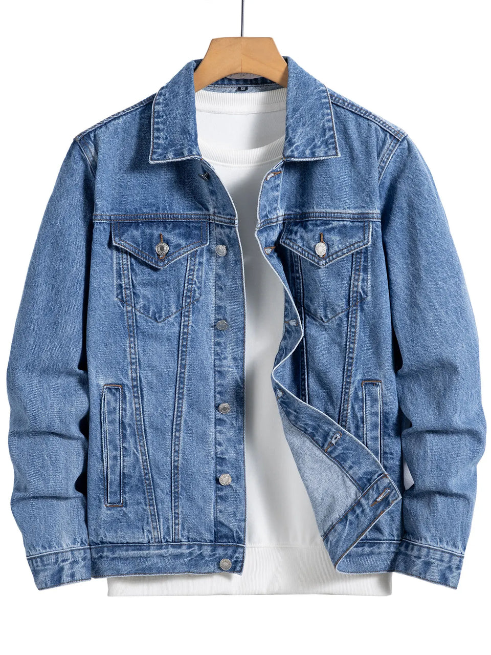Jaqueta Jeans Masculina Marenzzo Urban Regular