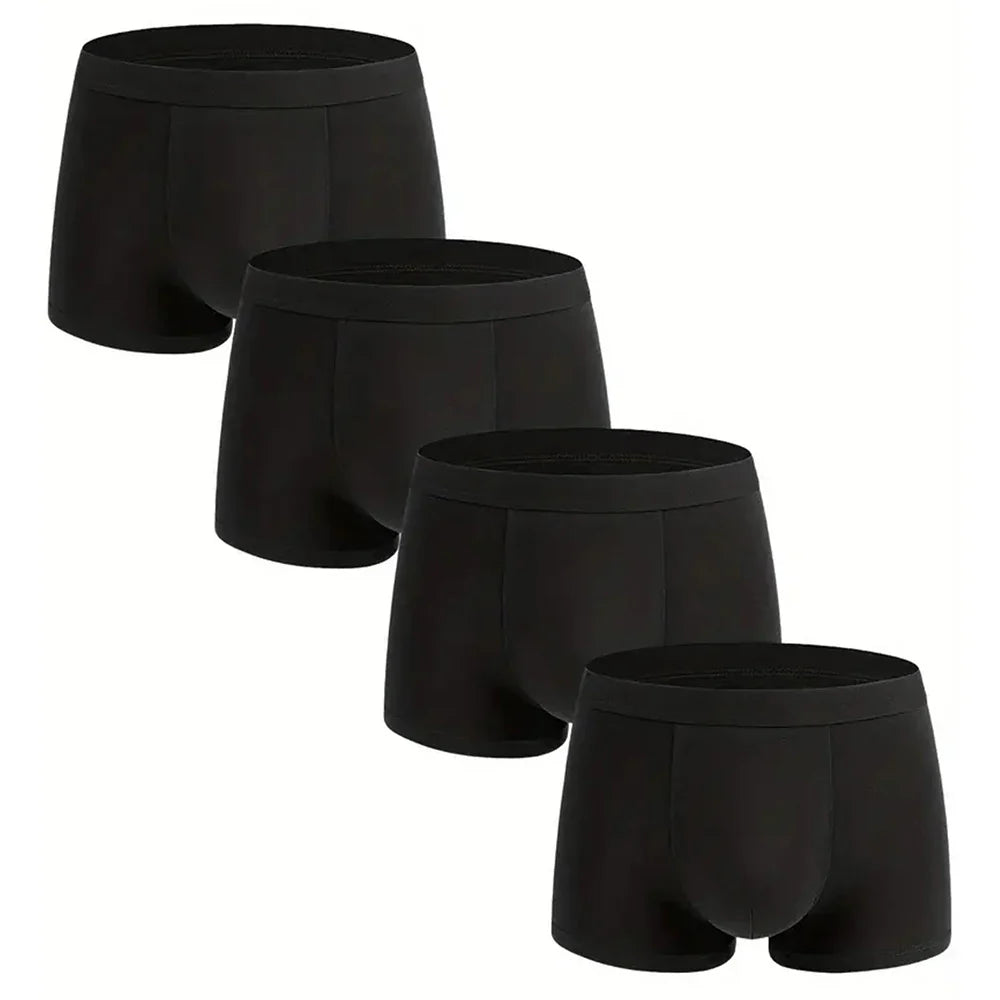 Kit com 4 Cuecas Boxer Masculinas Marenzzo