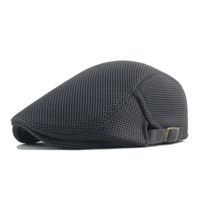 Boina Newsboy Masculina Marenzzo em Tela - Elegância Britânica