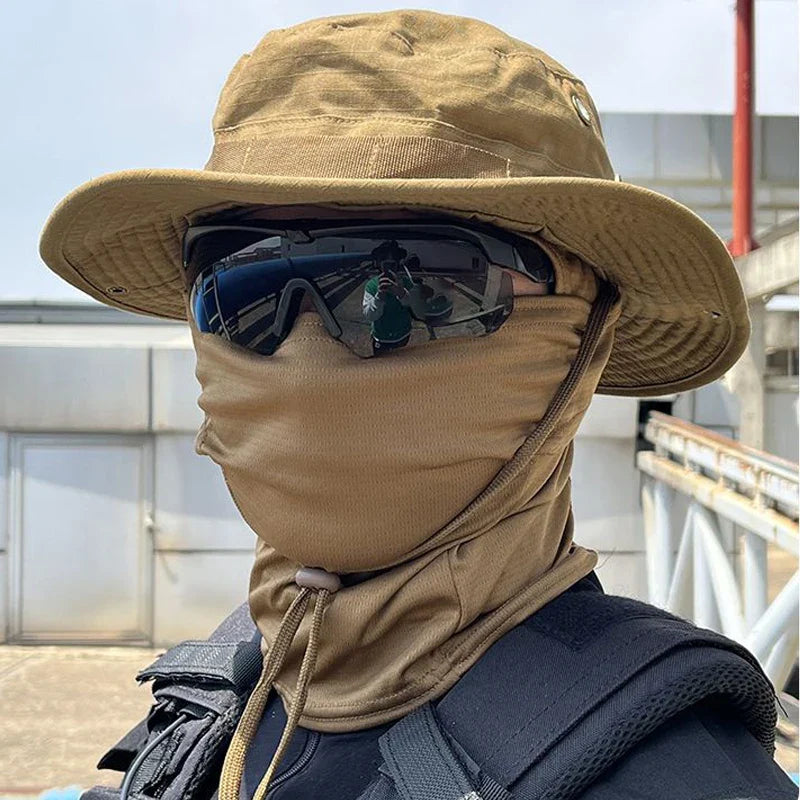 Kit Chapéu Marenzzo Aba Larga + Balaclava Masculino
