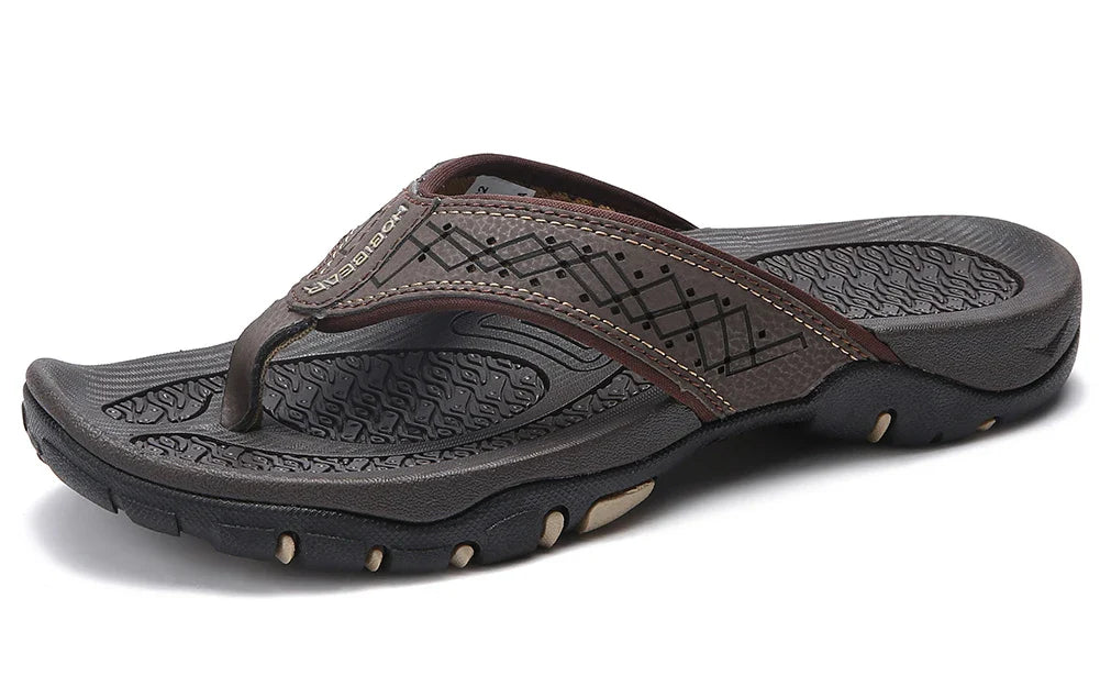 Chinelo Masculino Marenzzo em Couro PU