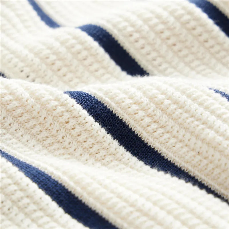Polo Masculina Listrada em Viscose Marenzzo