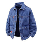 Jaqueta Jeans Masculina Marenzzo Loose Fit Resistente