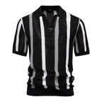 Polo Masculina Listrada Canelada Marenzzo