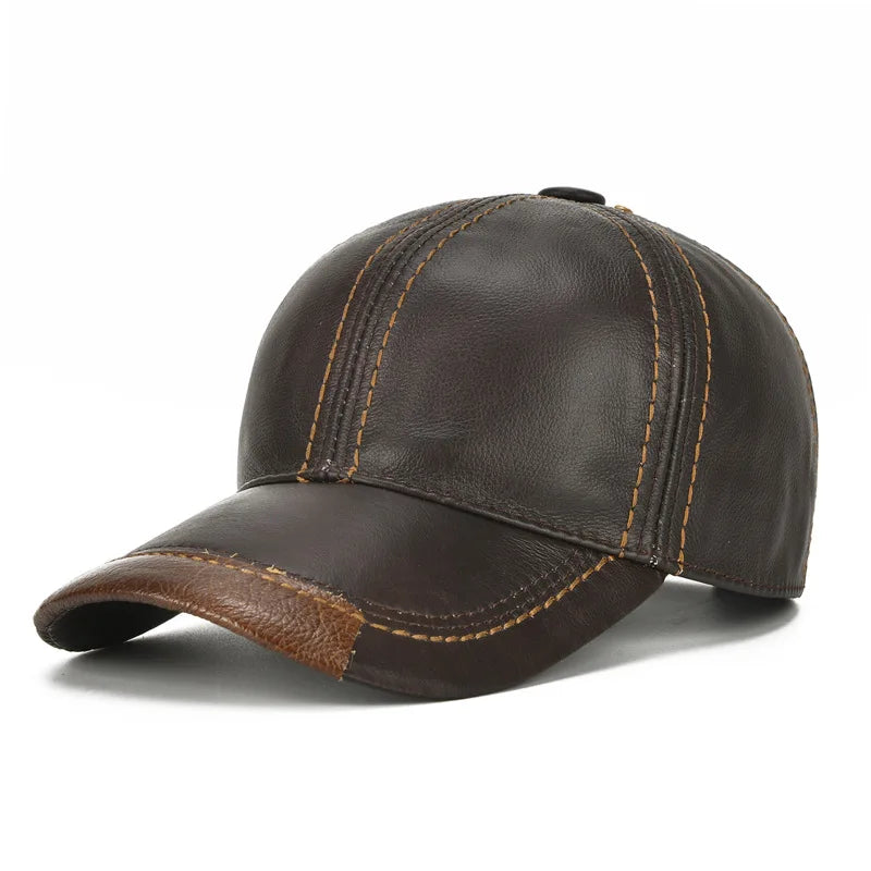 Boné Masculino Marenzzo em Couro Bovino
