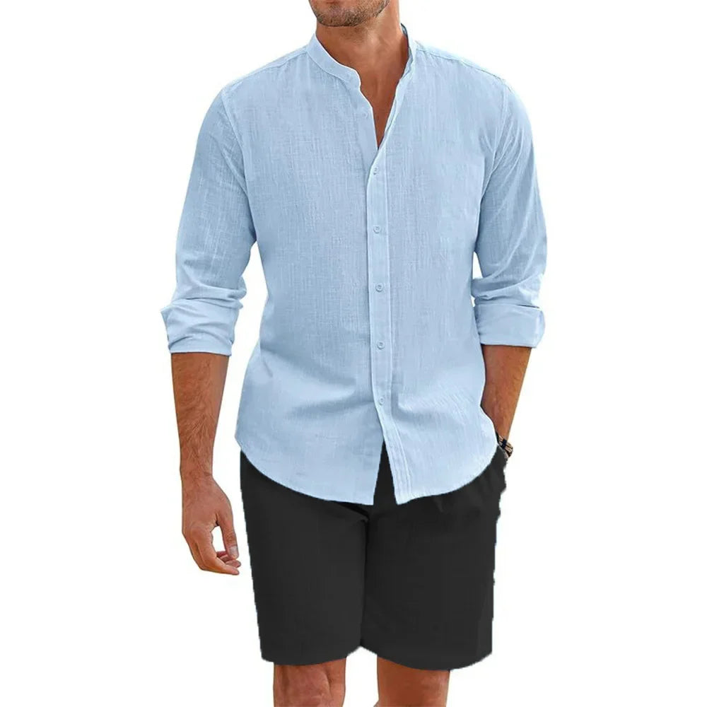Conjunto Masculino Marenzzo Praia - Camisa e Shorts
