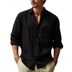 Camisa Masculina Marenzzo Manga Longa Algodão