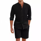 Conjunto Masculino Marenzzo Praia - Camisa e Shorts