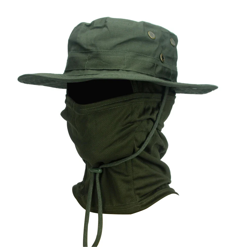 Kit Chapéu Marenzzo Aba Larga + Balaclava Masculino