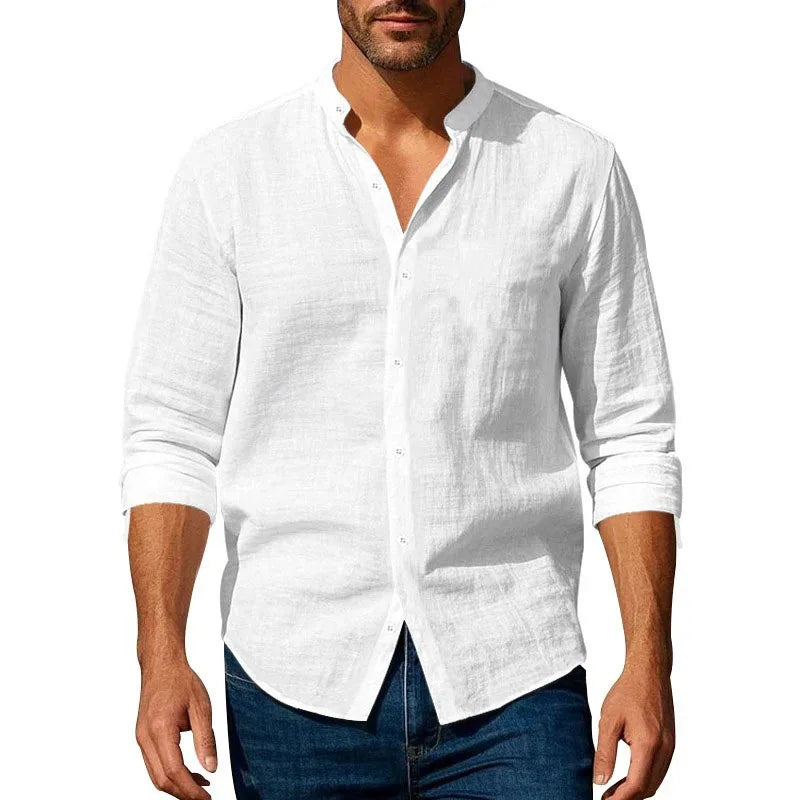 Camisa Masculina Capri Lino Marenzzo