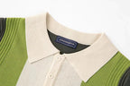 Polo Masculina Marenzzo em Malha Retrô com Botões
