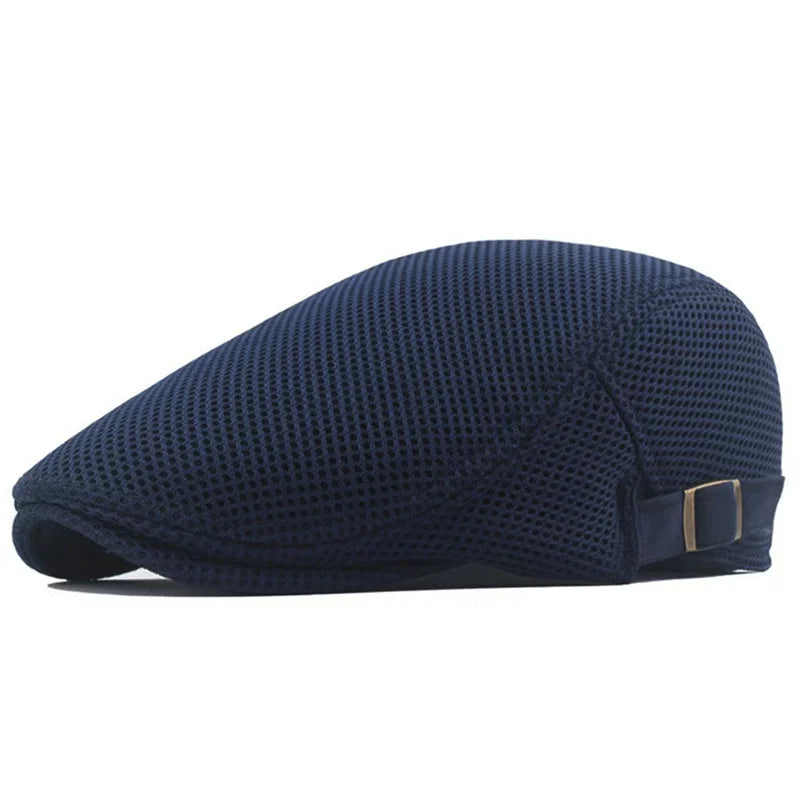 Boina Newsboy Masculina Marenzzo em Tela - Elegância Britânica