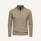 Suéter Masculino Gola Alta com Zíper Verri
