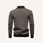 Suéter Tricô Meio Zíper Masculino Vaccioni
