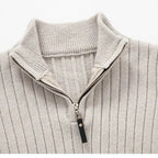 ZERMATT High Collar Half Zip Sweater