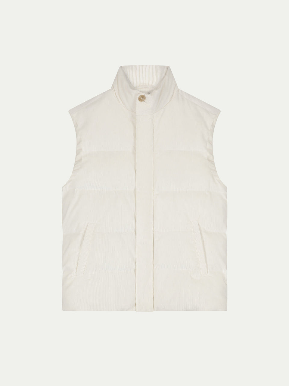 Ivory Corduroy AUR1 Body Warmer